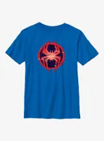 Marvel Spider-Man: Across the Spider-Verse Glitchy Miles Morales Symbol Youth T-Shirt