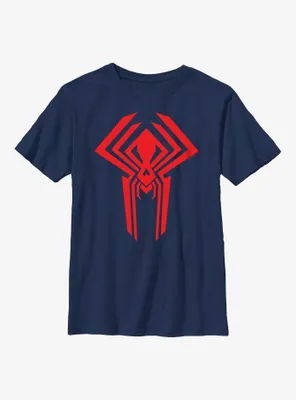 Marvel Spider-Man: Across the Spider-Verse Miguel O'Hara 2099 Logo Youth T-Shirt