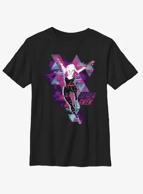Marvel Spider-Man: Across the Spider-Verse Spider-Gwen Poster Youth T-Shirt