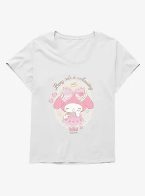 My Melody Being Cute Is Exhausting Womens T-Shirt Plus