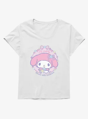 My Melody Bloom With Kindness Womens T-Shirt Plus