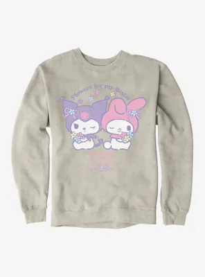 My Melody & Kuromi Flowers For Bestie Sweatshirt