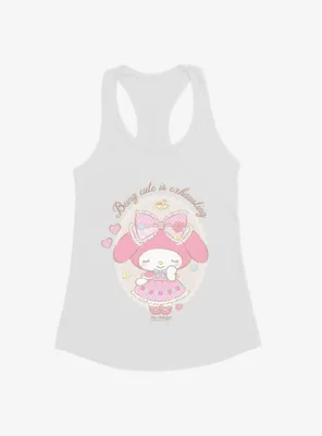 My Melody Being Cute Is Exhausting Womens Tank Top