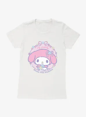 My Melody Bloom With Kindness Womens T-Shirt