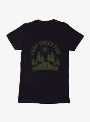 Yellowjackets Camp Green Pine Womens T-Shirt