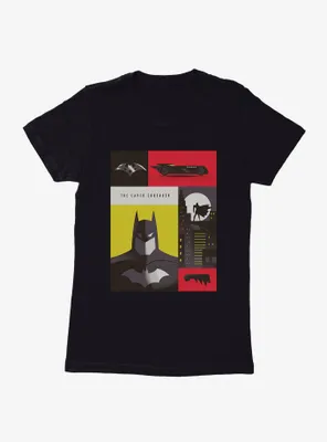 DC Comics Batman WB 100 The Caped Crusader Poster Womens T-Shirt