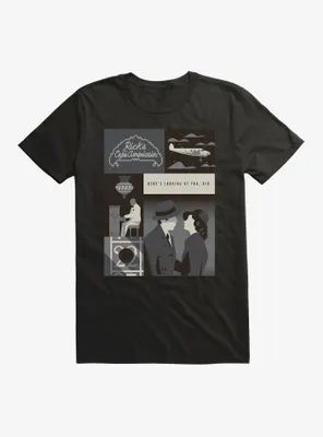 Casablanca WB 100 Here's Looking At You Poster T-Shirt
