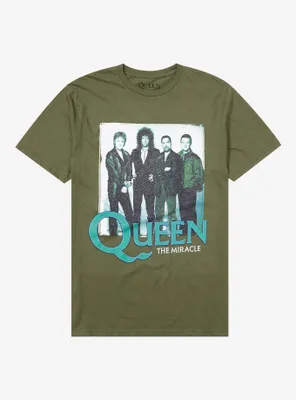 Queen The Miracle Band Portrait T-Shirt