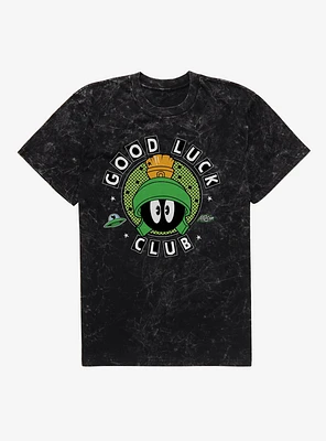 Looney Tunes Marvin Good Luck Club Mineral Wash T-Shirt