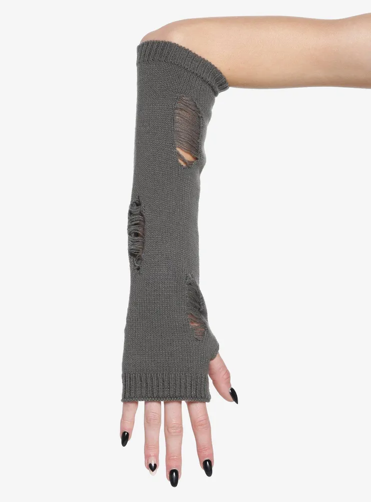 Hot Topic Distressed Flare Leg Warmers