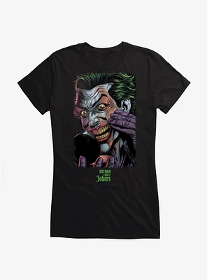 DC Comics Batman: Three Jokers Makeup Girls T-Shirt