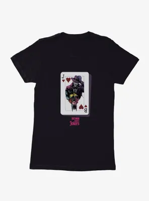 DC Comics Batman: Three Jokers Batgirl Joker Card Womens T-Shirt