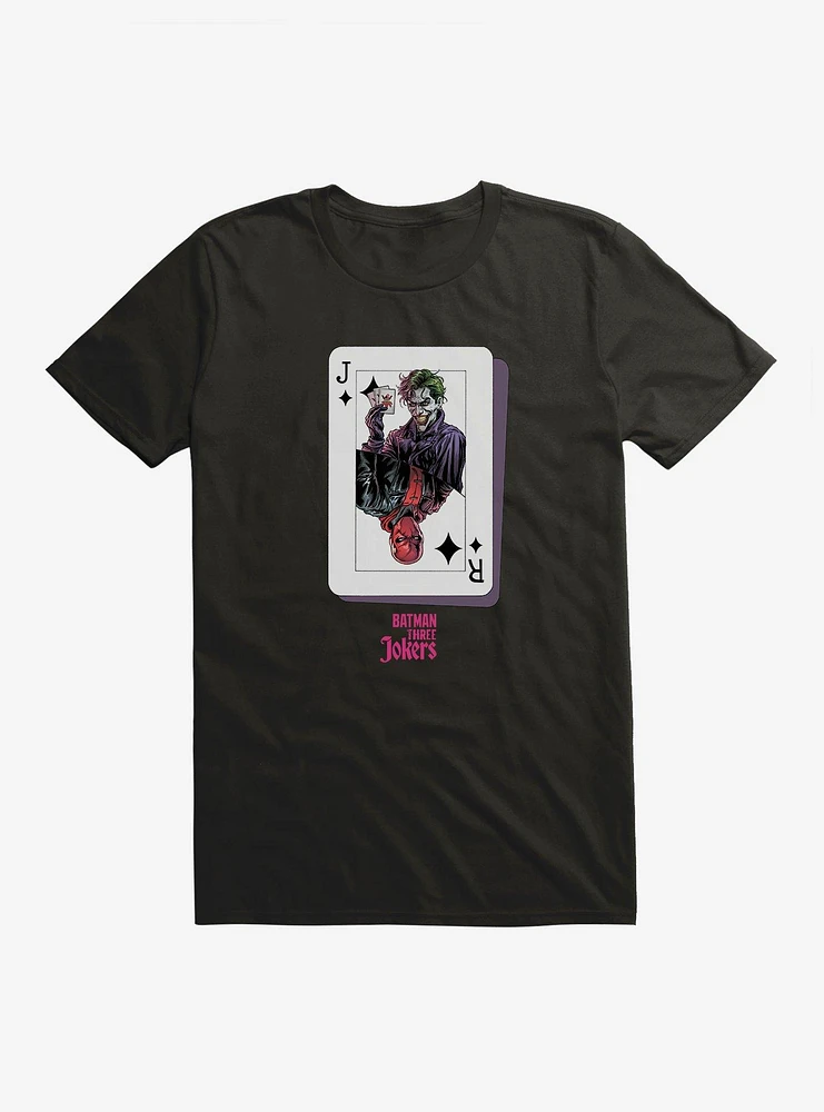 DC Comics Batman: Three Jokers Red Hood Joker Card T-Shirt