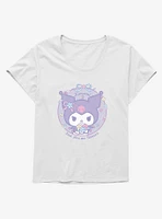 Kuromi Just Give Me Flowers Girls T-Shirt Plus