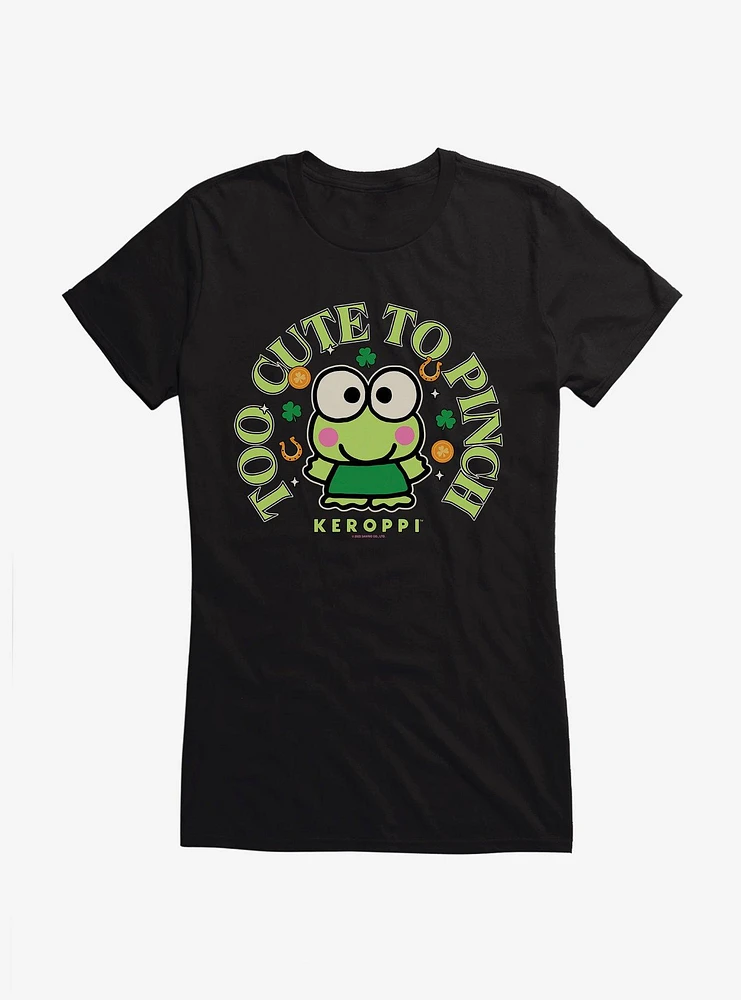 Keroppi Too Cute To Pinch Girls T-Shirt