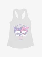 My Melody & Kuromi Flowers For Bestie Girls Tank