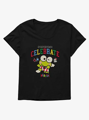 Keroppi Celebrate Girls T-Shirt Plus