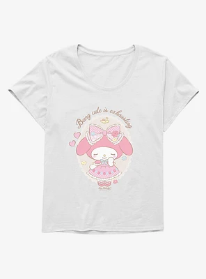 My Melody Being Cute Is Exhausting Girls T-Shirt Plus