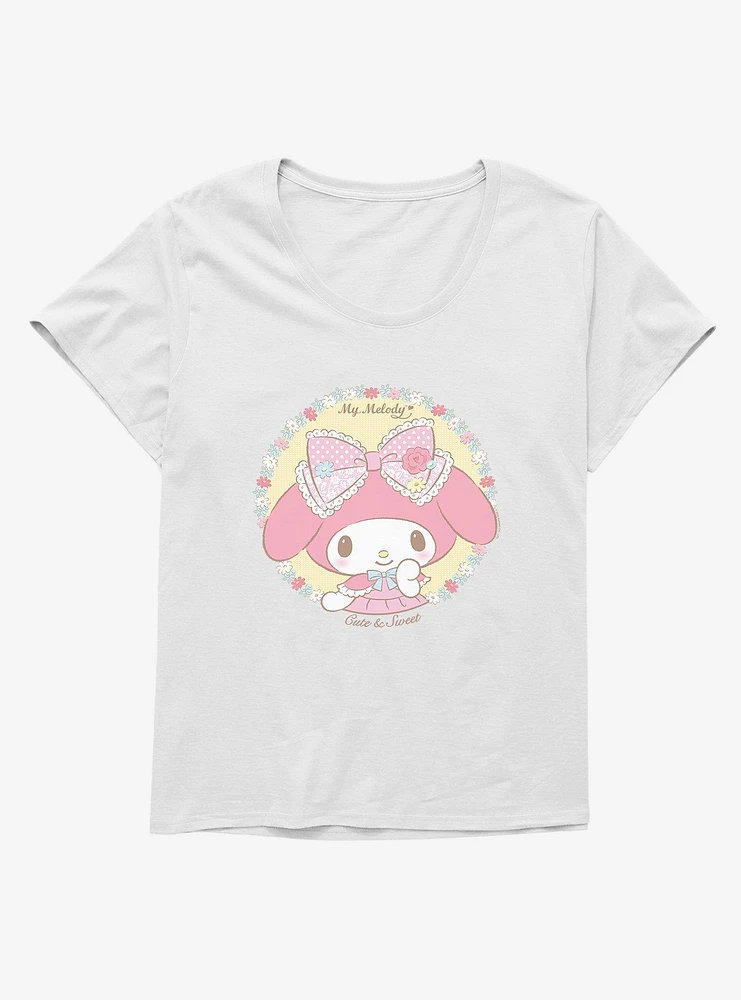 My Melody Cute & Sweet Girls T-Shirt Plus