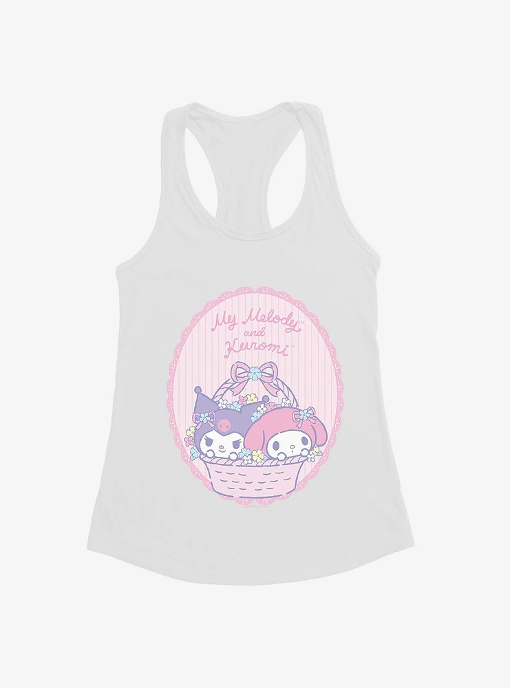 My Melody & Kuromi Pastel Framed Portrait Girls Tank