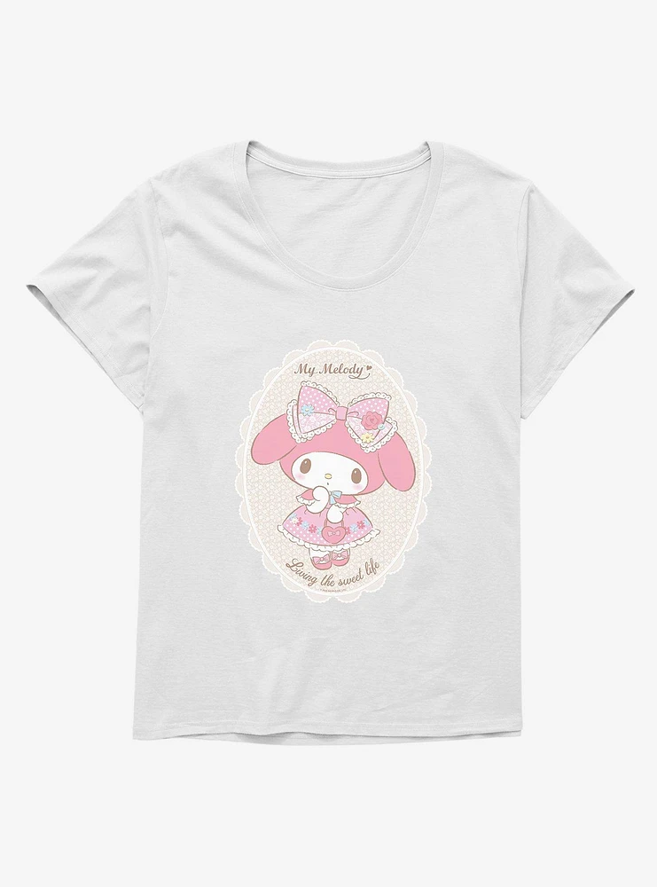 My Melody Living The Sweet Life Girls T-Shirt Plus