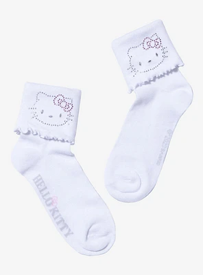 Hello Kitty Blind Lettuce Fold Ankle Socks