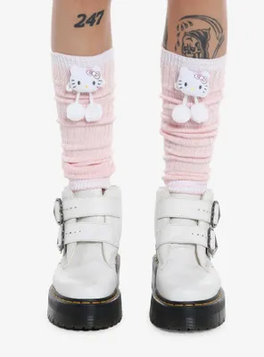 Hello Kitty Pink Pom Leg Warmers