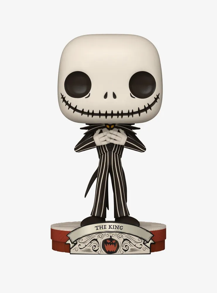 Funko The Nightmare Before Christmas Pop! Jack Skellington As The King Vinyl Figure Hot Topic Exclusive