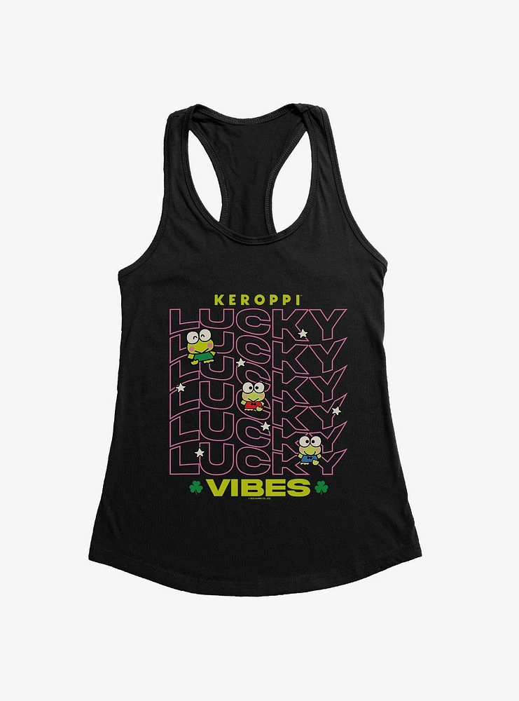 Keroppi Lucky Vibes Girls Tank