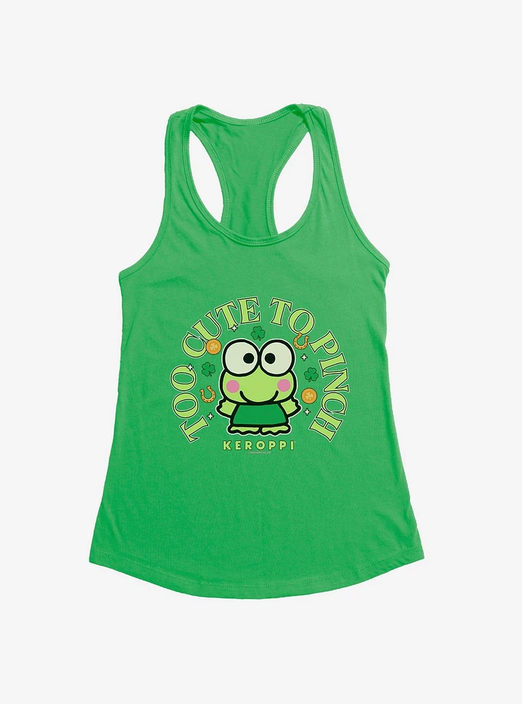 Keroppi Too Cute To Pinch Girls Tank