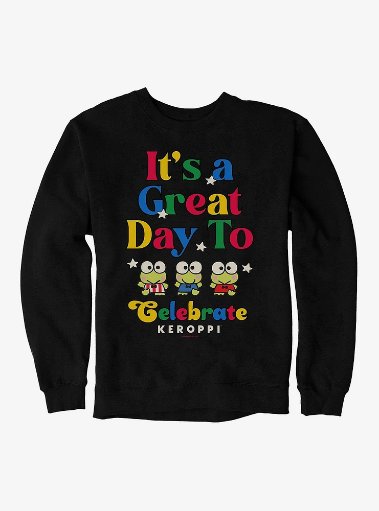 Keroppi It's A Great Day To Celebrate Sweatshirt