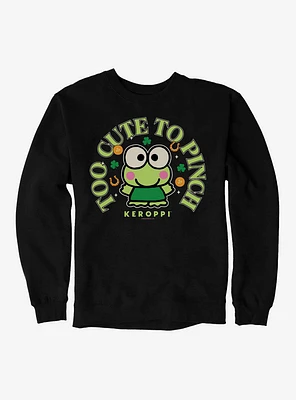 Keroppi Too Cute To Pinch Sweatshirt