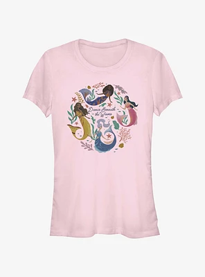 Disney The Little Mermaid Live Action Sisters Dance Beneath Waves Girls T-Shirt