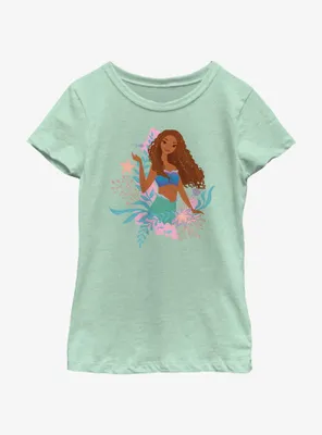 Disney The Little Mermaid Live Action Coral Queen Youth Girls T-Shirt