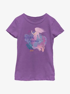 Disney The Little Mermaid Live Action Ocean Of Dreams Youth Girls T-Shirt