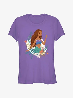 Disney The Little Mermaid Live Action Ariel With A Fork Girls T-Shirt