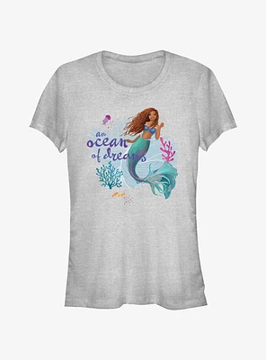 Disney The Little Mermaid Live Action Ocean Of Dreams Girls T-Shirt