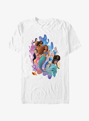 Disney The Little Mermaid Live Action Ariel and Her Sisters T-Shirt