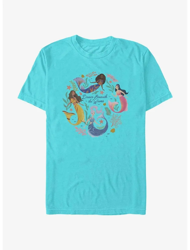 Boxlunch Disney The Little Mermaid Ariel Shell Girls Youth Crop T-Shirt