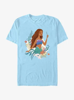 Disney The Little Mermaid Live Action Ariel With A Fork T-Shirt