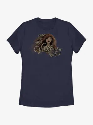 Disney The Little Mermaid Live Action My True Voice Lies Within Womens T-Shirt