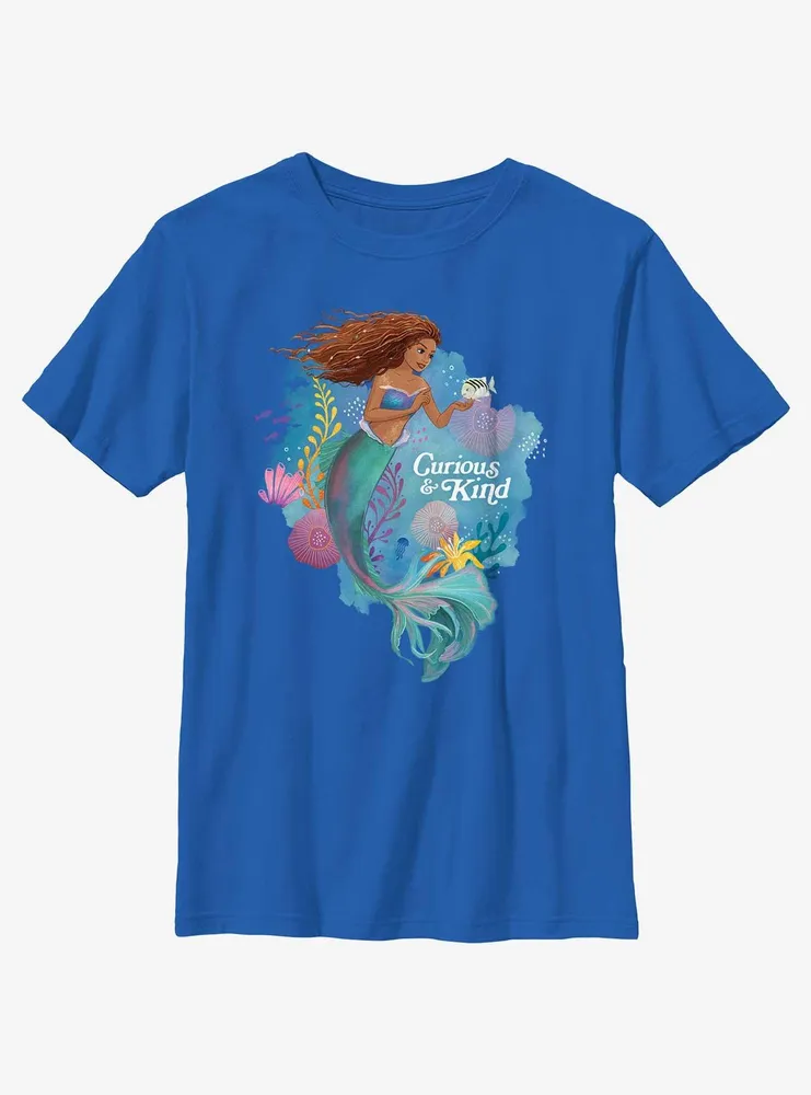 Disney The Little Mermaid Live Action Curious And Kind Youth T-Shirt