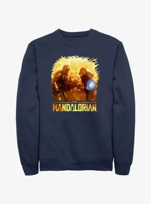 Star Wars The Mandalorian Grogu Force Shield Sweatshirt