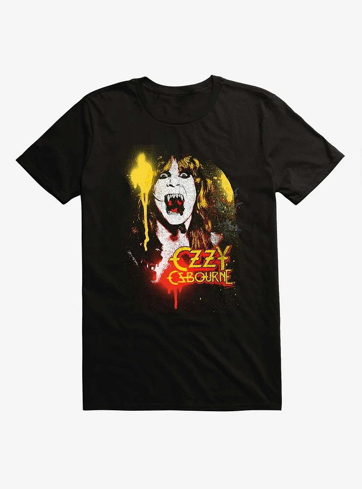Ozzy Osbourne Speak Of The Devil Spray Paint T-Shirt