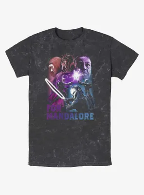 Star Wars The Mandalorian For Mandalor Mineral Wash T-Shirt