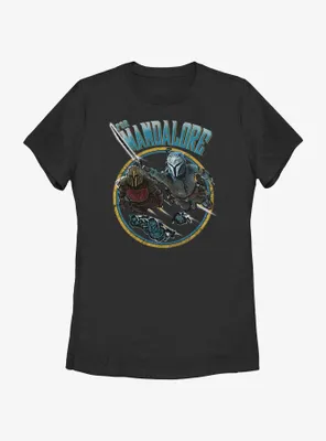 Star Wars The Mandalorian For Mandalore Charge Womens T-Shirt
