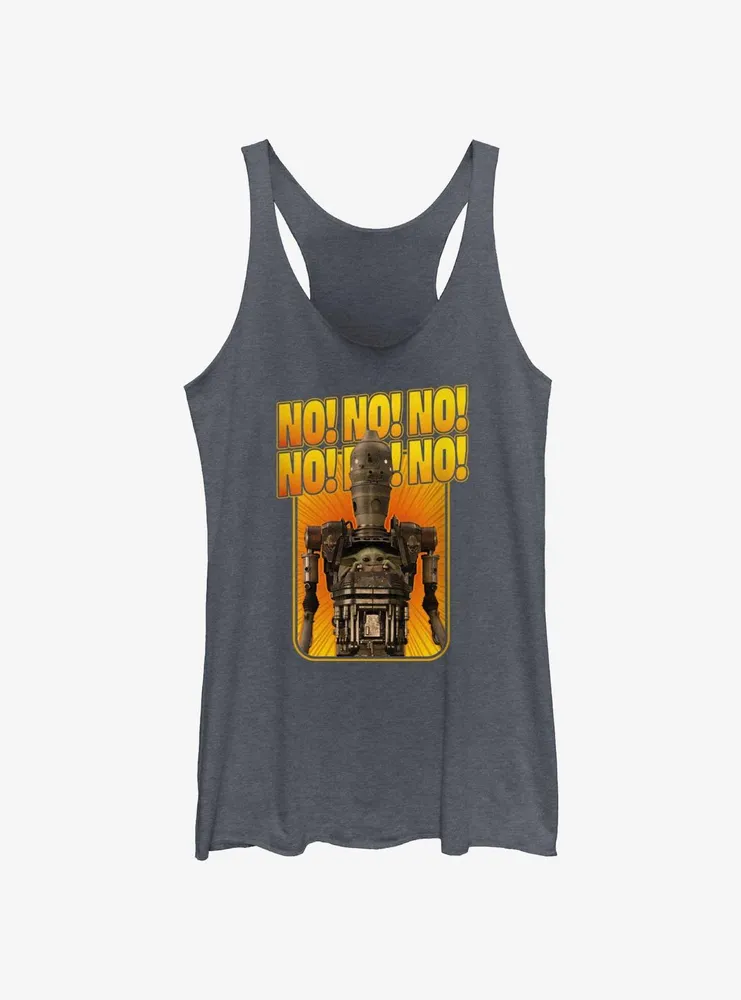 Star Wars The Mandalorian Grogu & IG-12 No Repeating Womens Tank Top Box Lunch Web Exclusive