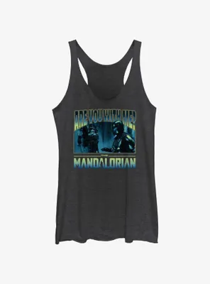 Star Wars The Mandalorian Are You With Me Grogu Womens Tank Top