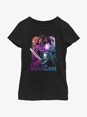 Star Wars The Mandalorian For Mandalor Youth Girls T-Shirt