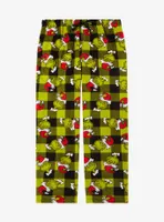 How The Grinch Stole Christmas Plaid Allover Print Women's Plus Sleep Pants - BoxLunch Exclusive